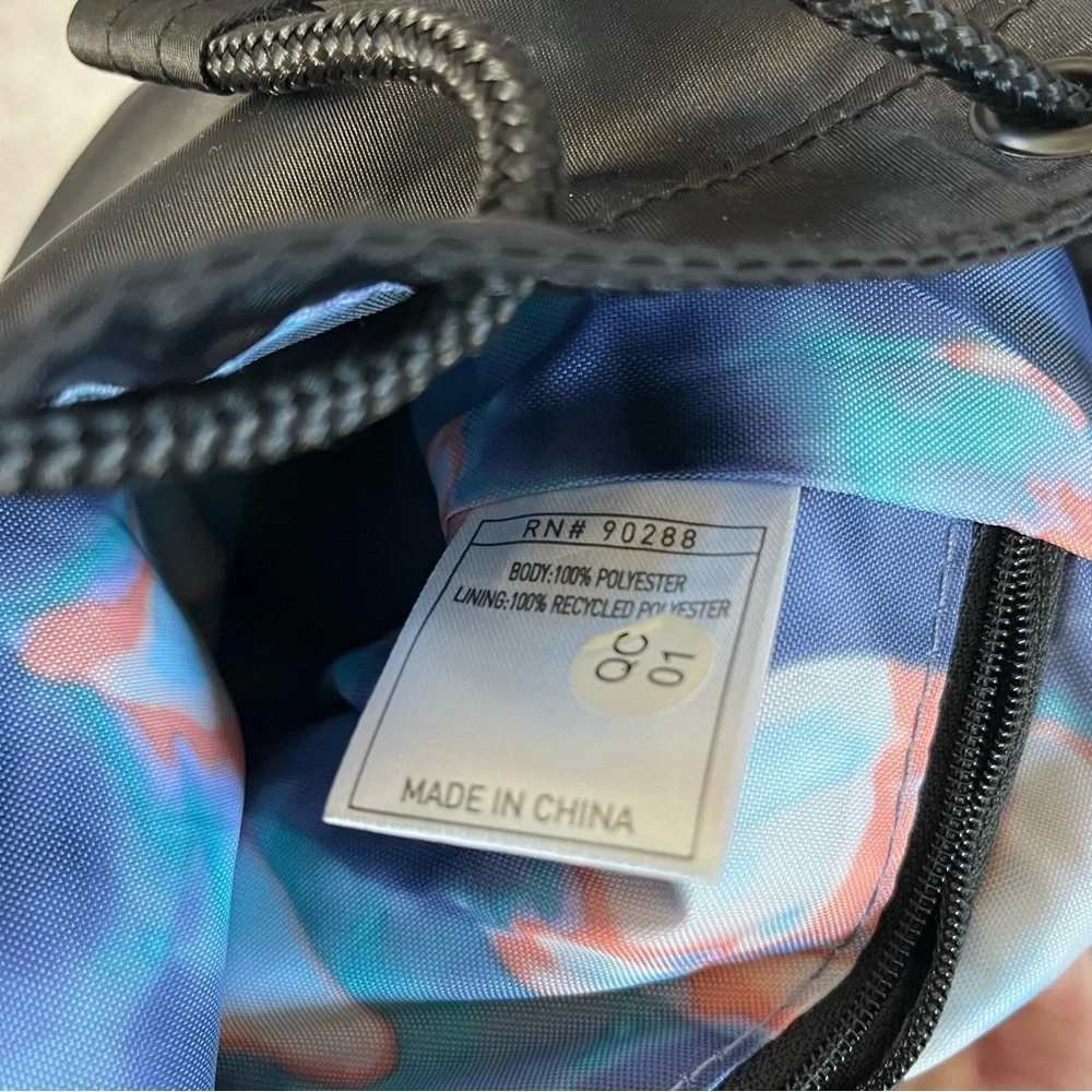 Adidas Bag Black & Teal Crossbody Sports Outdoor Workout Travel Hiking 9 x 9 x 6
